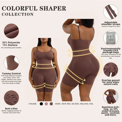 Smoothing Seamless Full Body Shaper