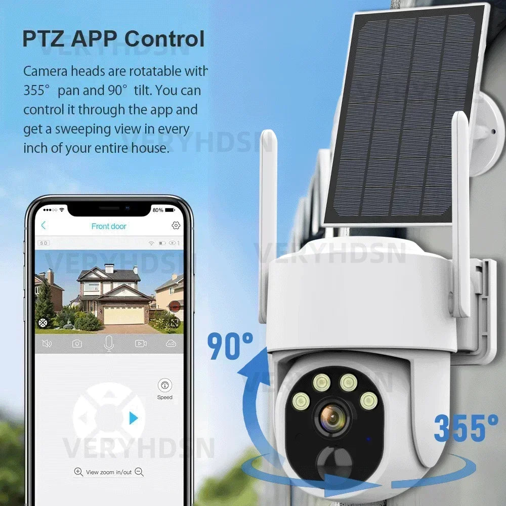 smart wireless solar camera