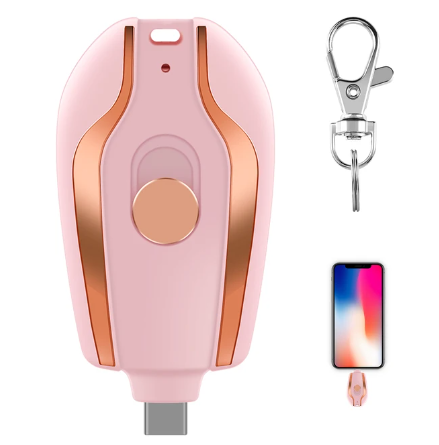 Compact Keychain Phone Charger